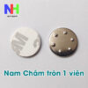 Nam châm cài áo huy hiệu tròn 1 viên