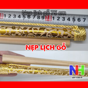 nẹp gỗ làm tranh/lịch size 75cm