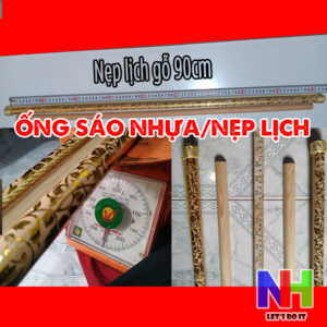 Nẹp gỗ treo tranh/lịch 90cm