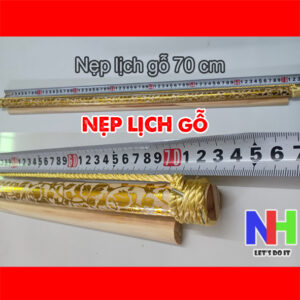 nẹp gỗ treo tranh/lịch size 70cm