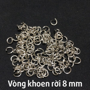 Vòng khoen rời 8mm - 20 gram (khoảng 100 vòng)