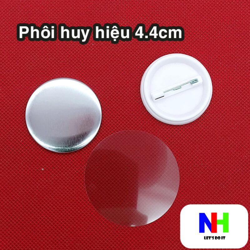 Phôi huy hiệu nhựa 44mm